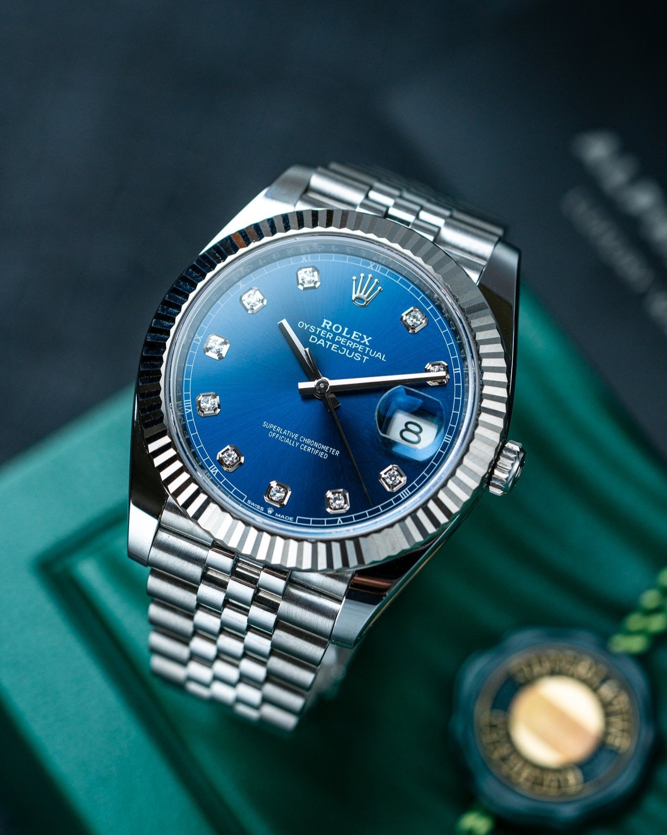 Rolex Datejust Blue Diamond Dial 126334 - Main Image