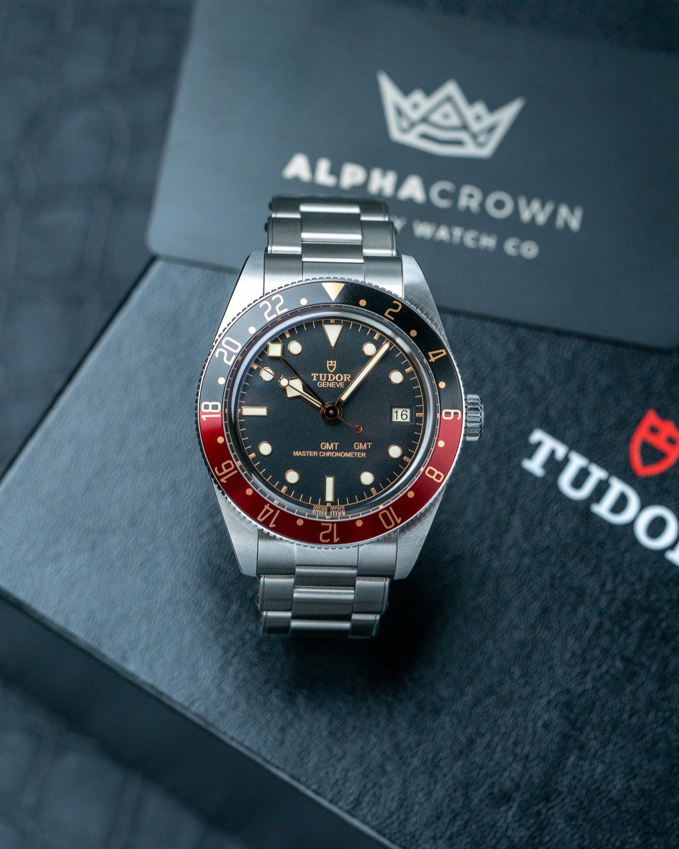39mm Steel Tudor Black Bay 58 GMT M7939G1ANRU Watch at Alpha Crown Dallas
