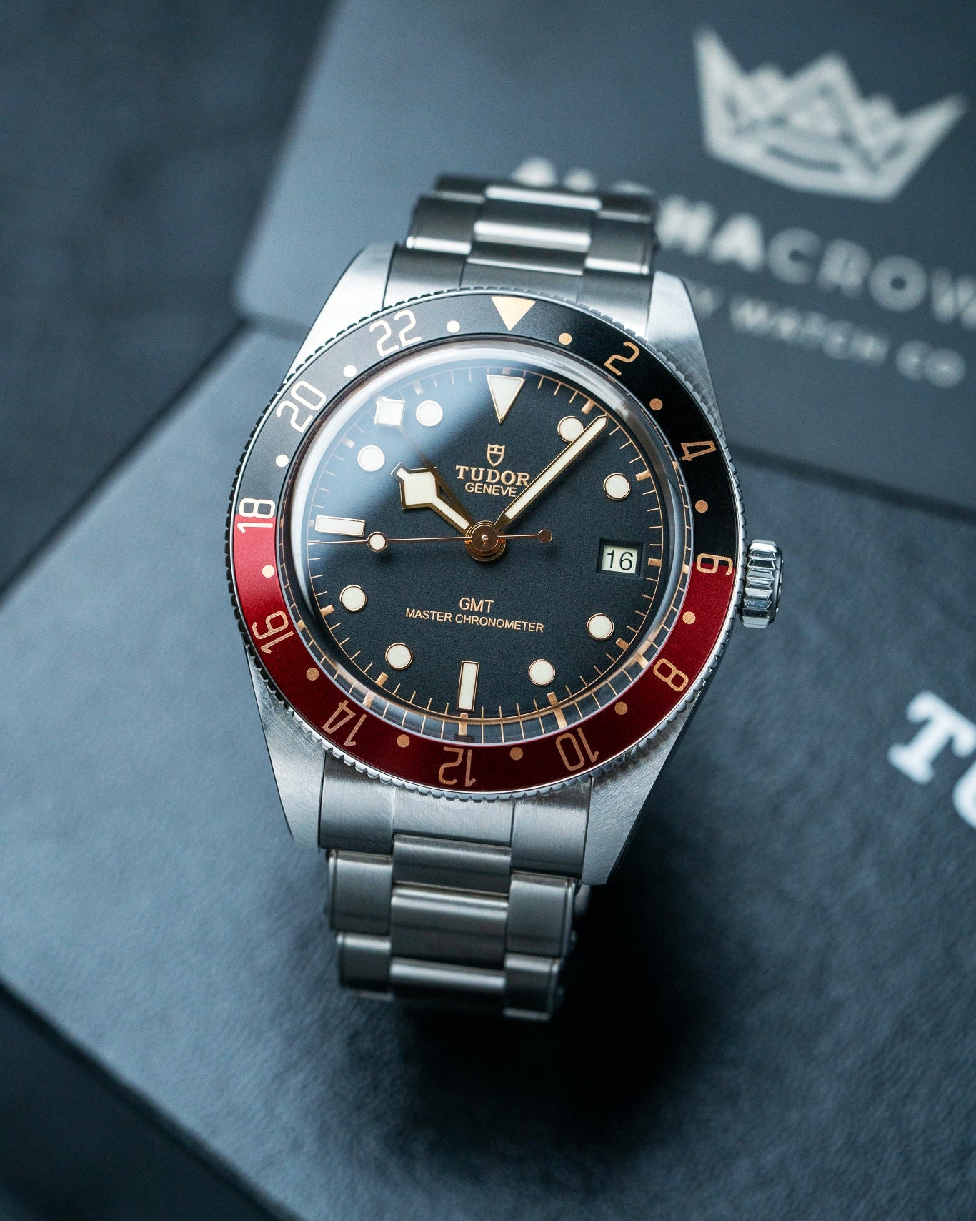 39mm Steel Tudor Black Bay 58 GMT M7939G1ANRU Watch at Alpha Crown Dallas