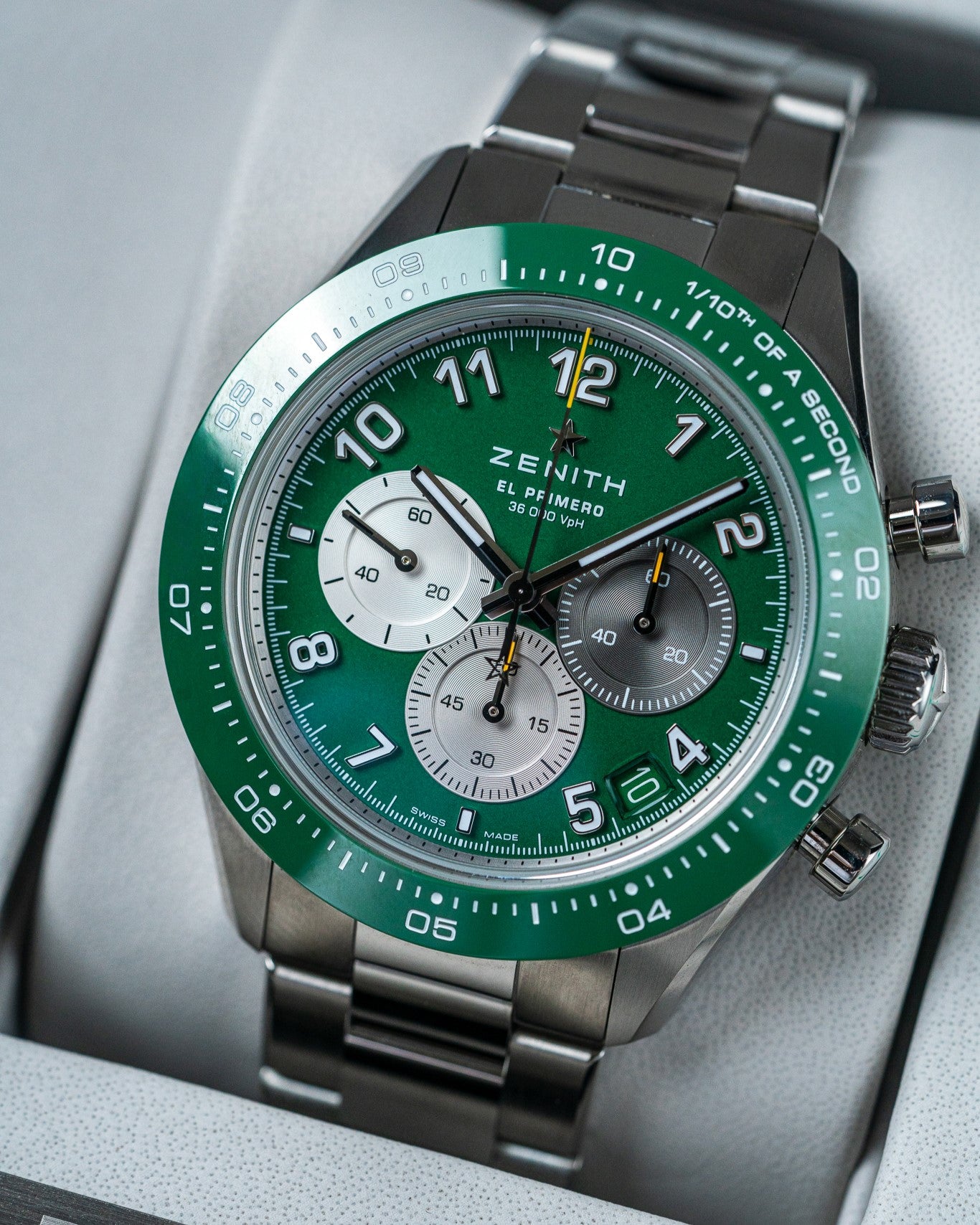 Zenith Chronomaster Sport "Aaron Rodgers" at Alpha Crown Luxury Watch Co.