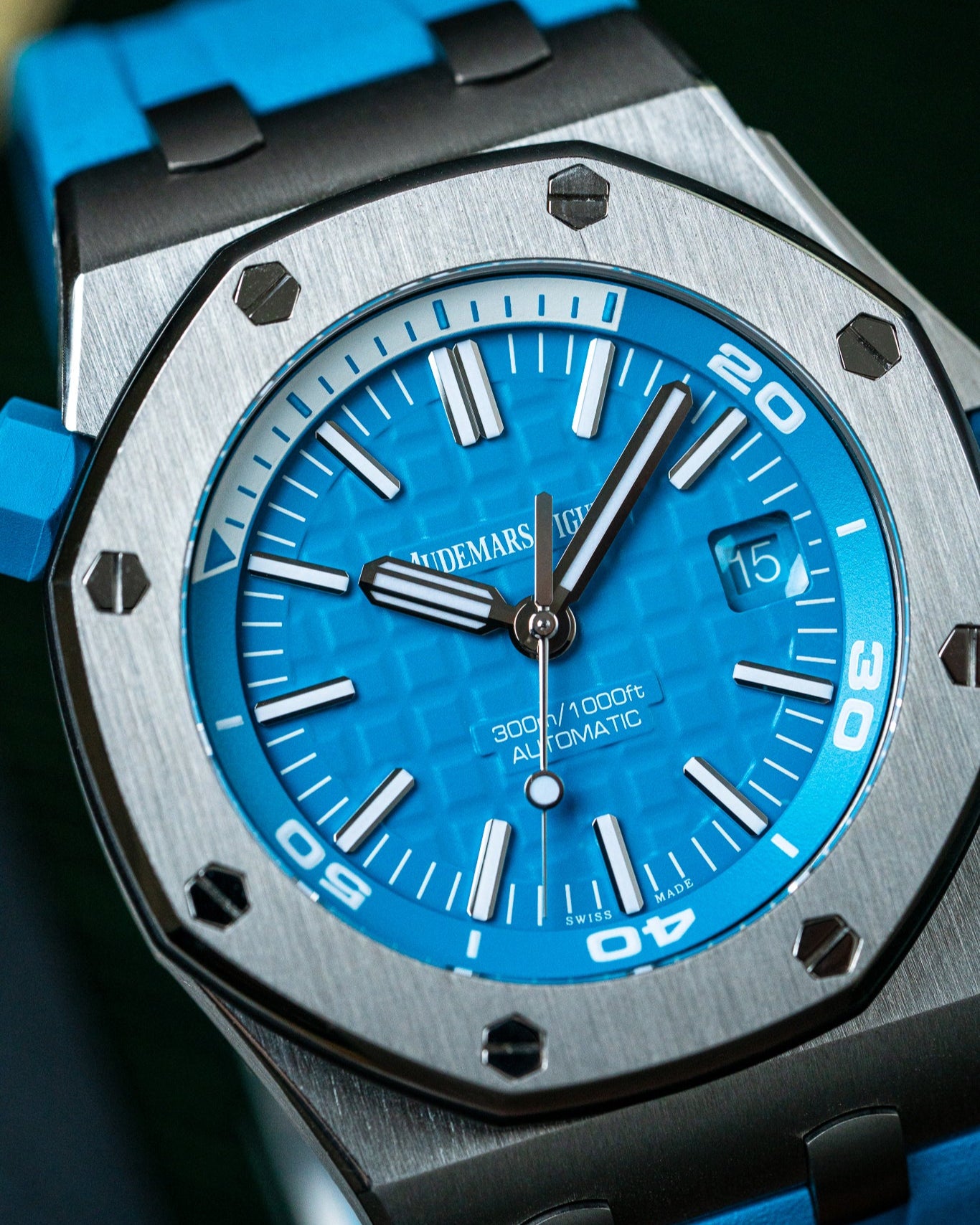 AP Royal Oak Offshore 15710ST “Funky Colors” Limited Edition Watch at Alpha Crown Dallas