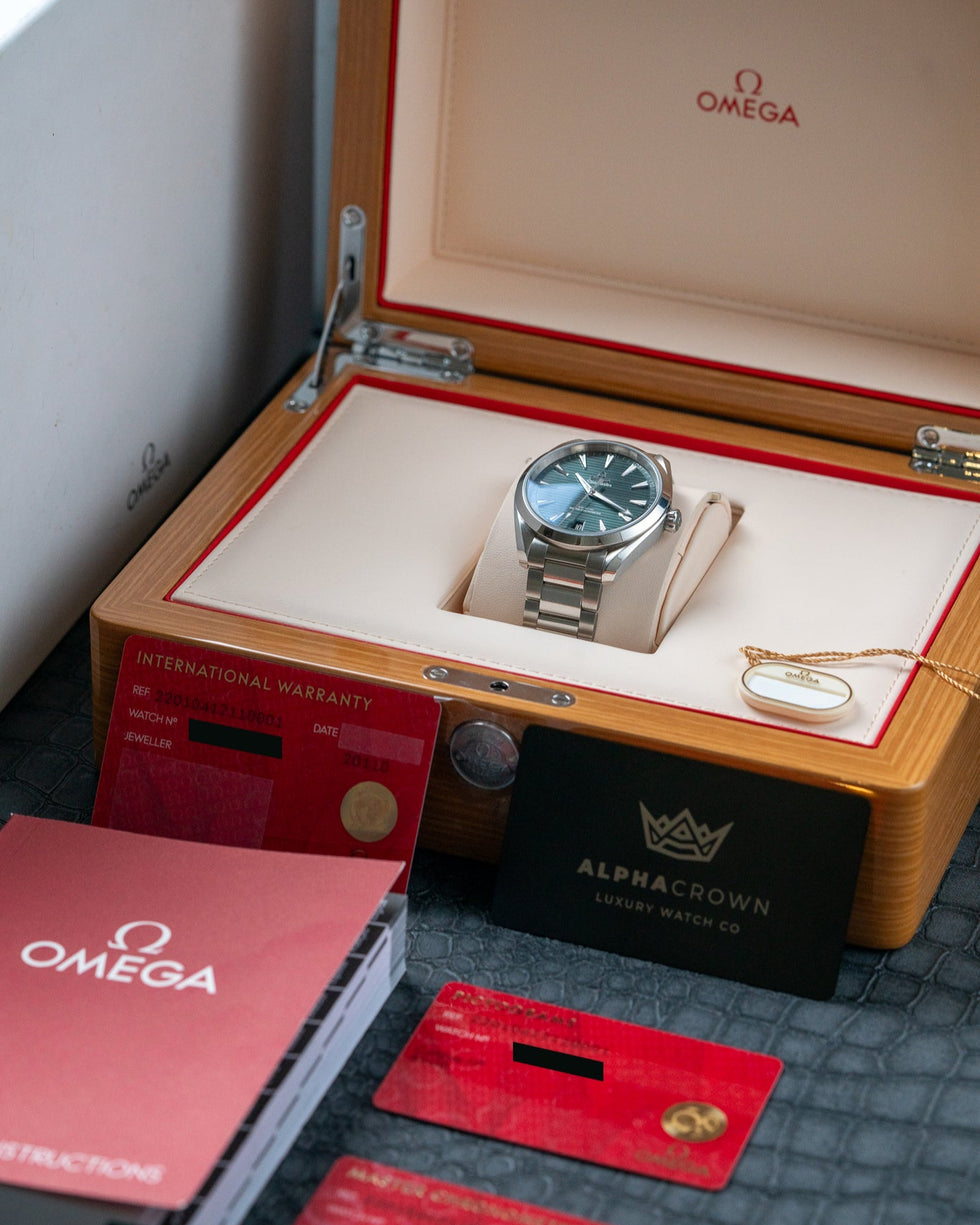 Green Omega Seamaster Aqua Terra | Omega Watches – Alpha Crown