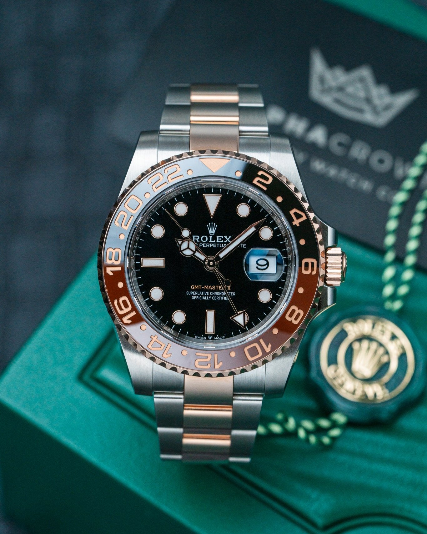 プロクーン Rolex GMT-Master II 126711CHNR 'Root Beer' Stainless Steel