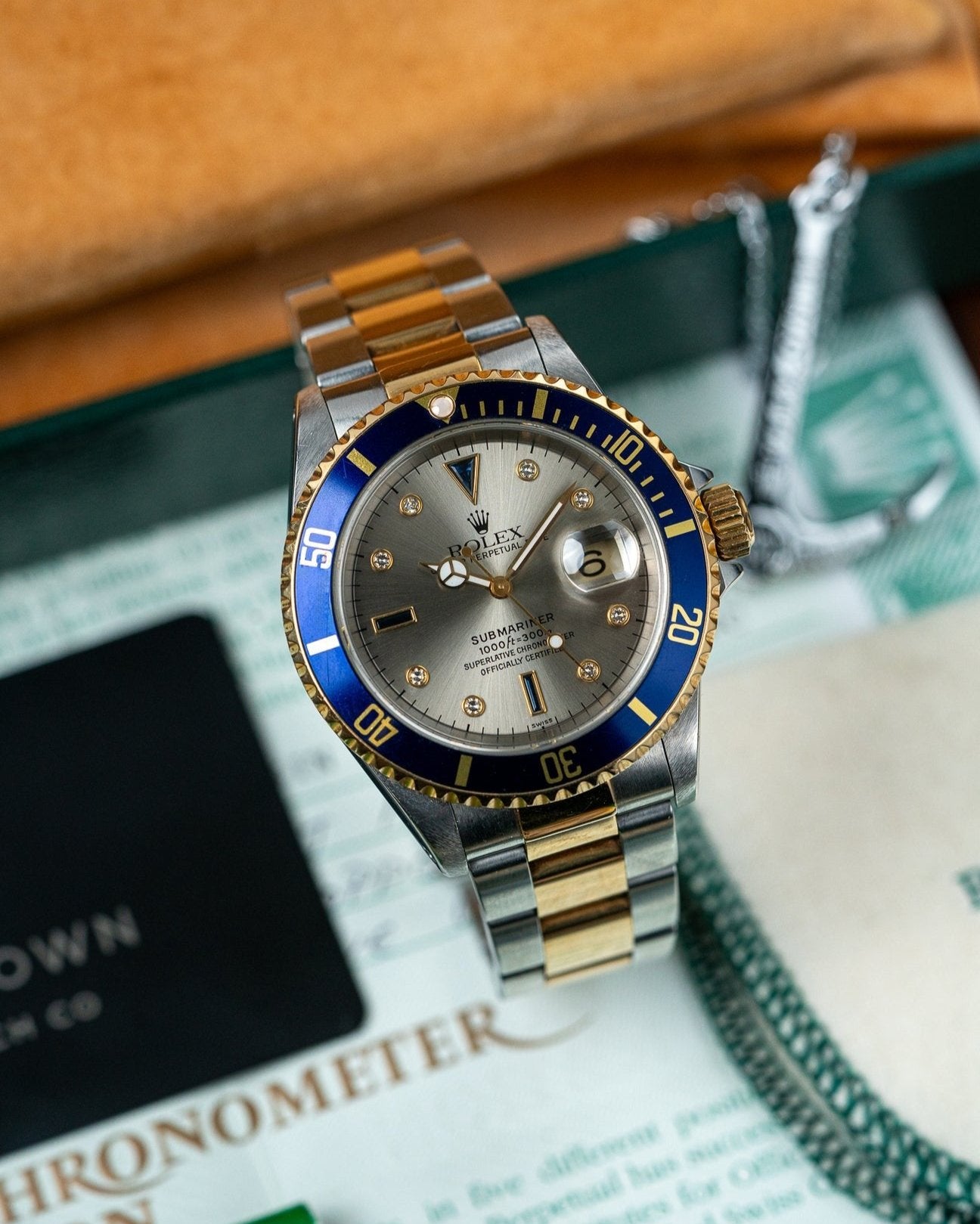 Rolex Submariner Serti 16613 | Rolex Watches – Alpha Crown