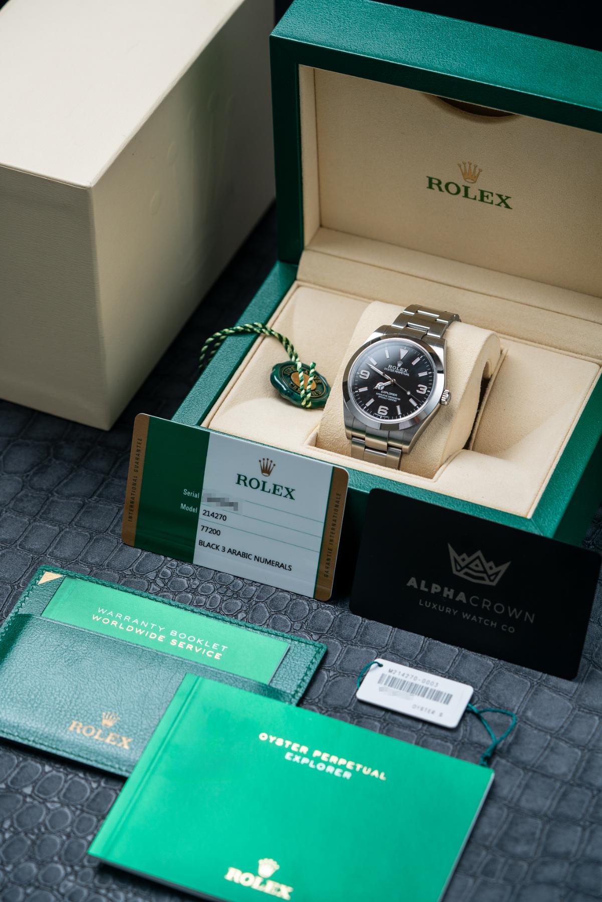 Rolex Explorer 214270 – Alpha Crown